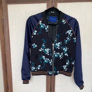 Floral bomber jacket